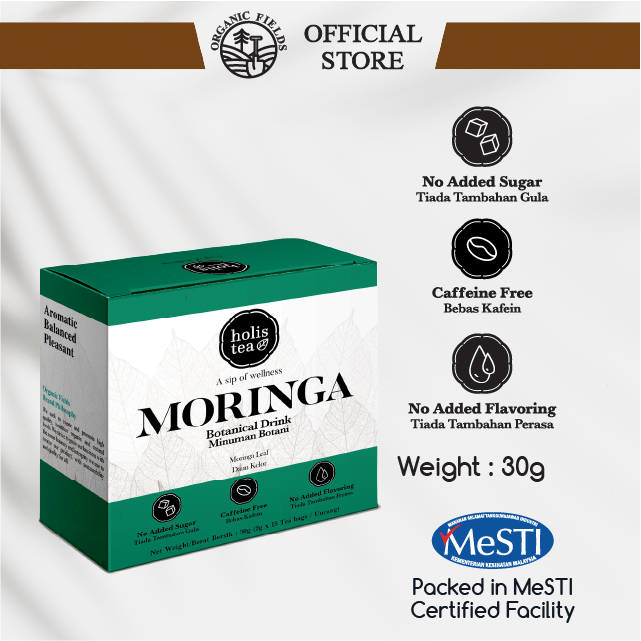 ORGANIC FIELDS Holistea Moringa Tea 30g