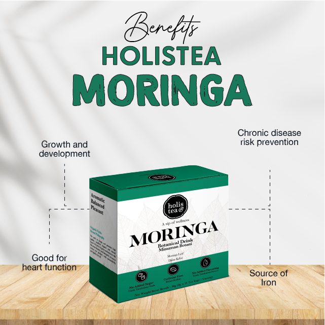 ORGANIC FIELDS Holistea Moringa Tea 30g