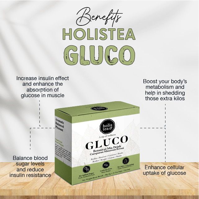 ORGANIC FIELDS Holistea Gluco Tea