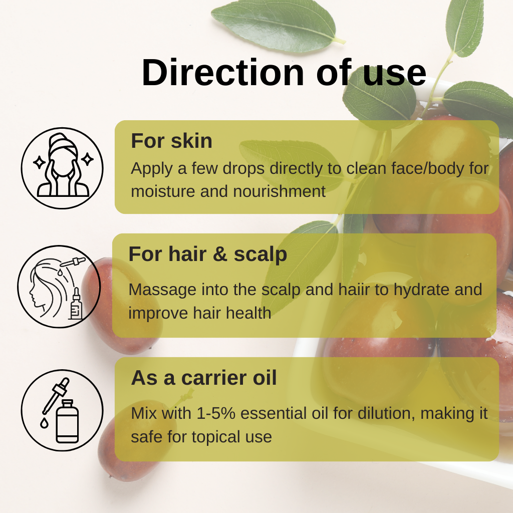 ORGANIC FIELDS Organic Jojoba Oil 100ml