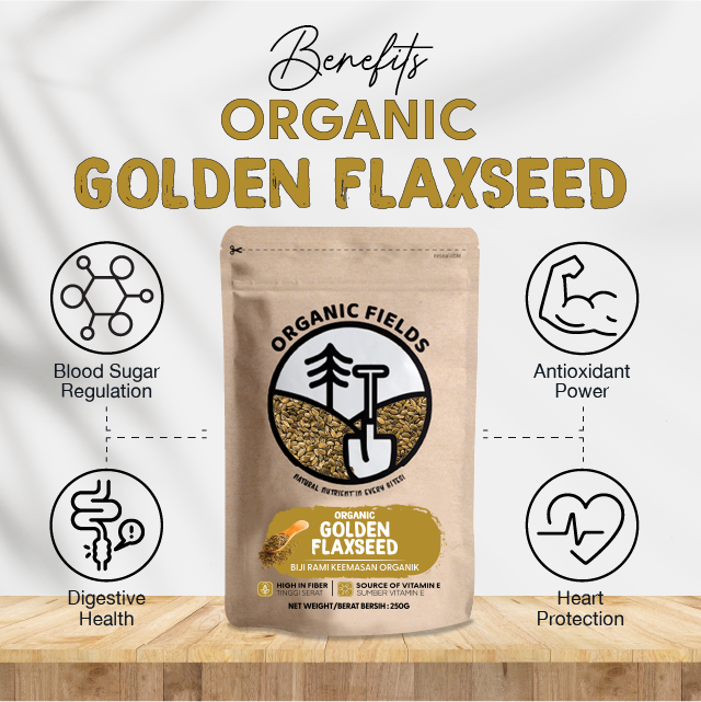 Organic Golden Flaxseed 250g
