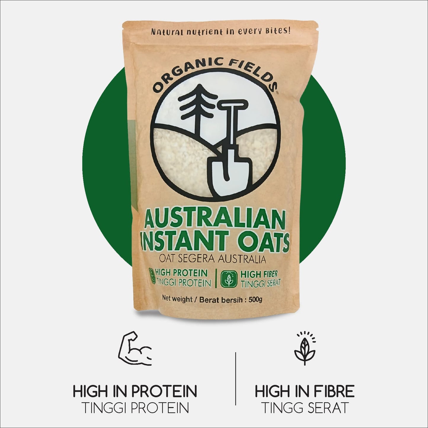 ORGANIC FIELDS Australian Instant Oats