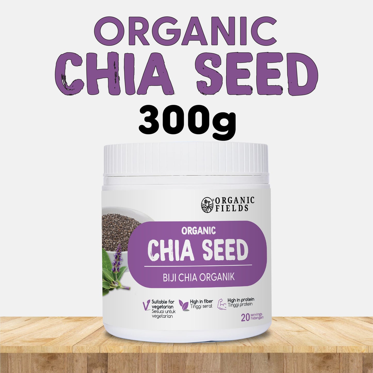 ORGANIC FIELDS Organic Chia Seed