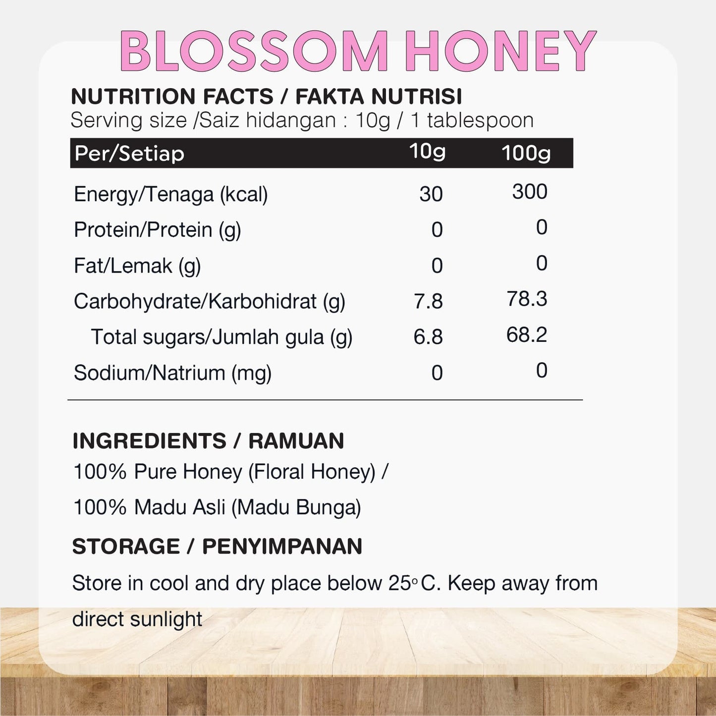 ORGANIC FIELDS Blossom Honey