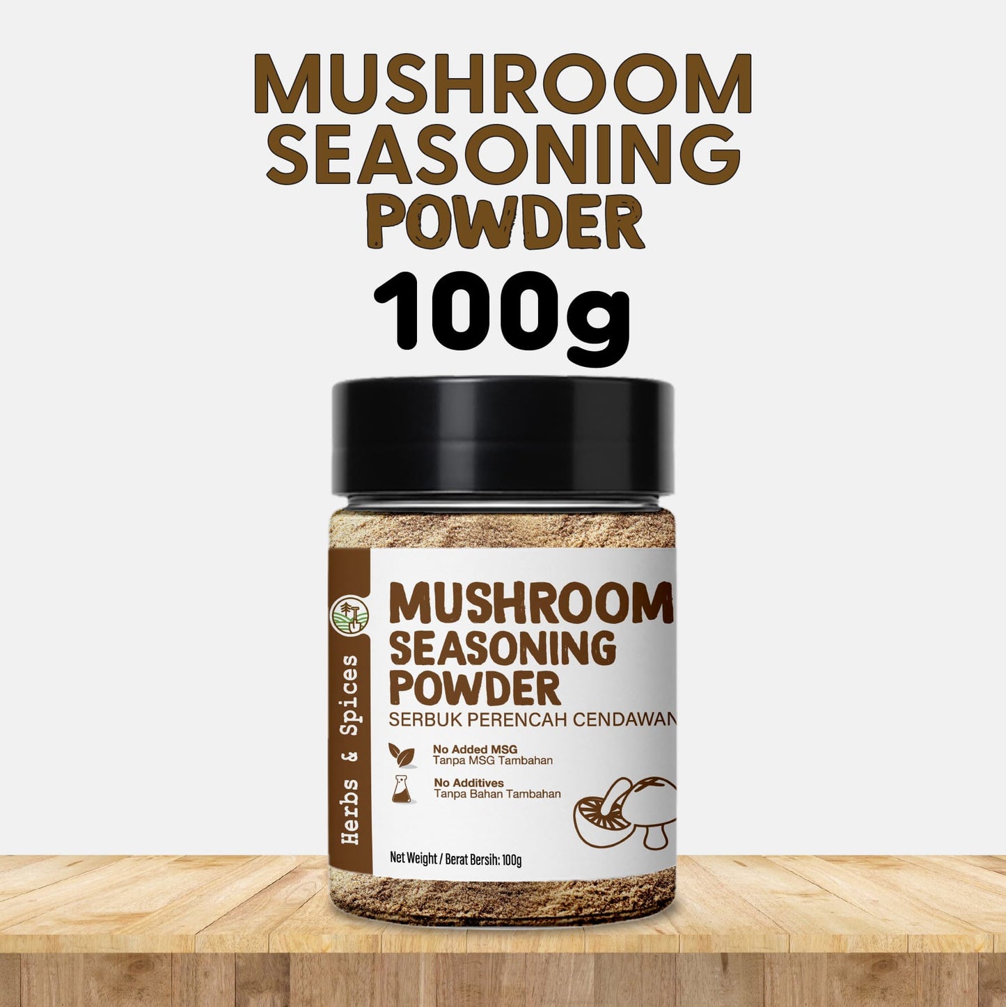 ORGANIC FIELDS Mushroom Seasoning 100g