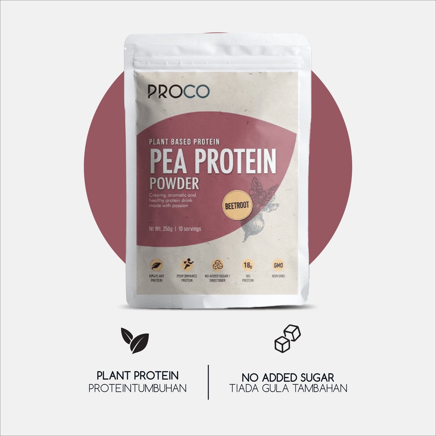 PROCO 豌豆蛋白甜菜根 250gm