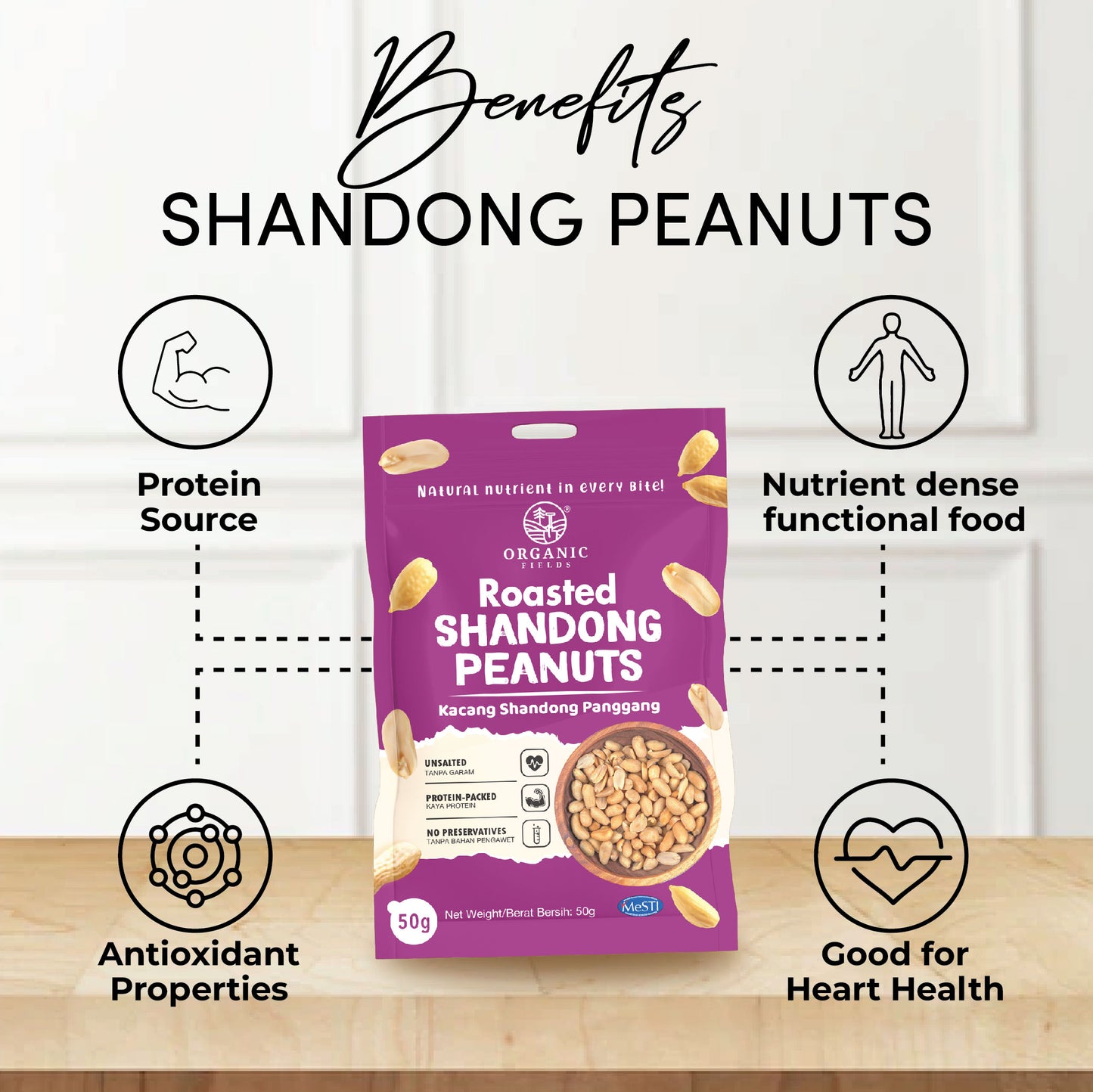 Roasted Shandong Peanut 50gm