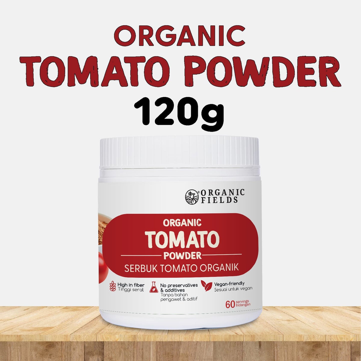ORGANIC FIELDS Organic Tomato Powder 120g
