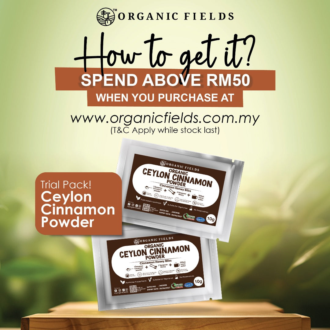 ORGANIC FIELDS Organic Ceylon Cinnamon Powder