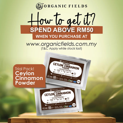ORGANIC FIELDS Organic Ceylon Cinnamon Powder