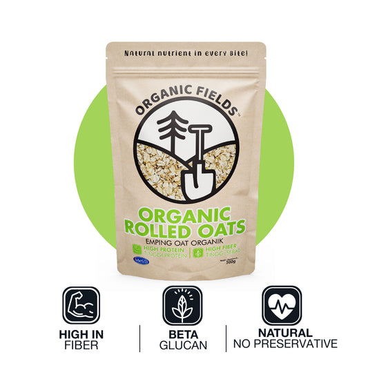Organic Finland Rolled Oats 500g