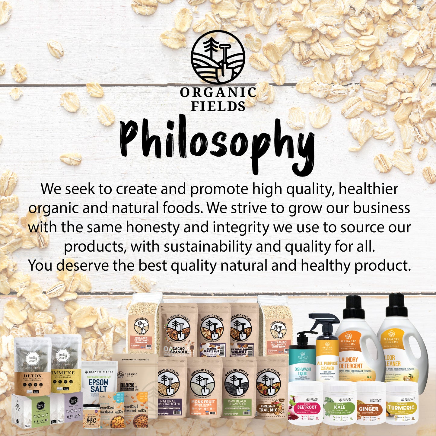 ORANIC FIELDS Organic Finland Rolled Oats