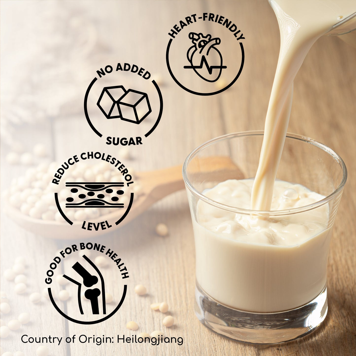 Organic Soya Bean Milk 500gm