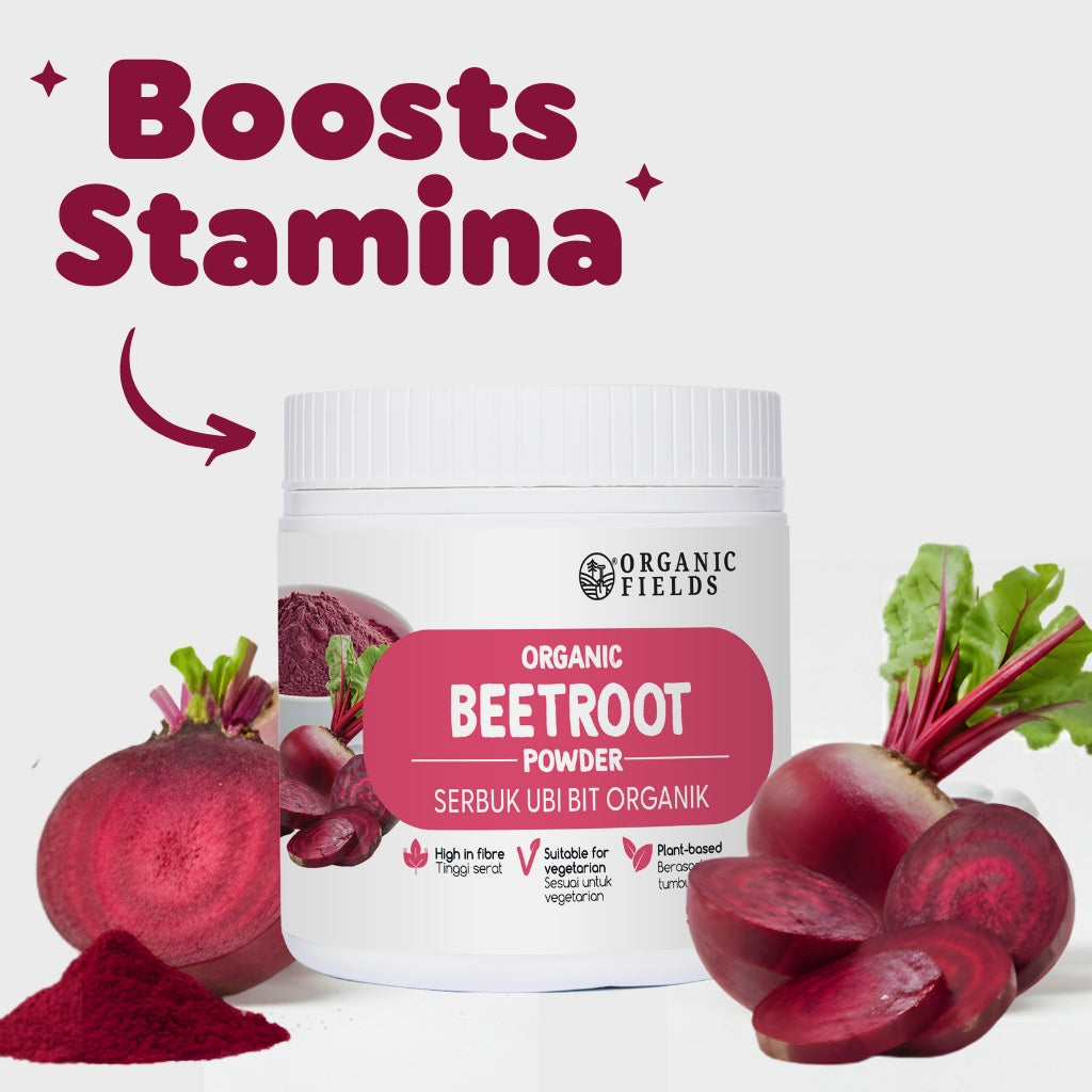 ORGANIC FIELDS Organic Beetroot Powder 180g