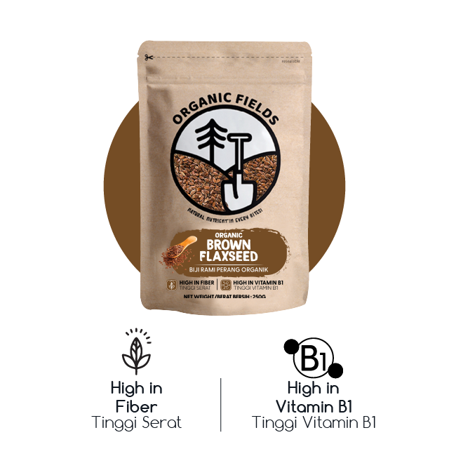 Organic Brown Flaxseed 250g