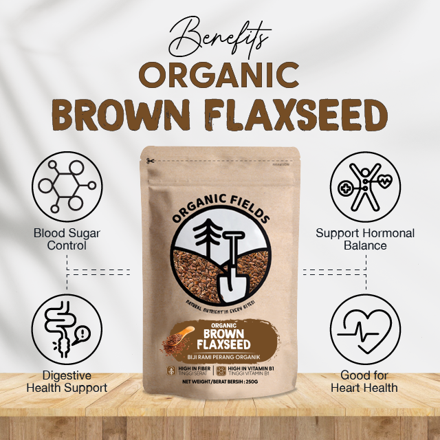 Organic Brown Flaxseed 250g