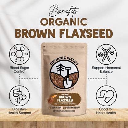 Organic Brown Flaxseed 250g