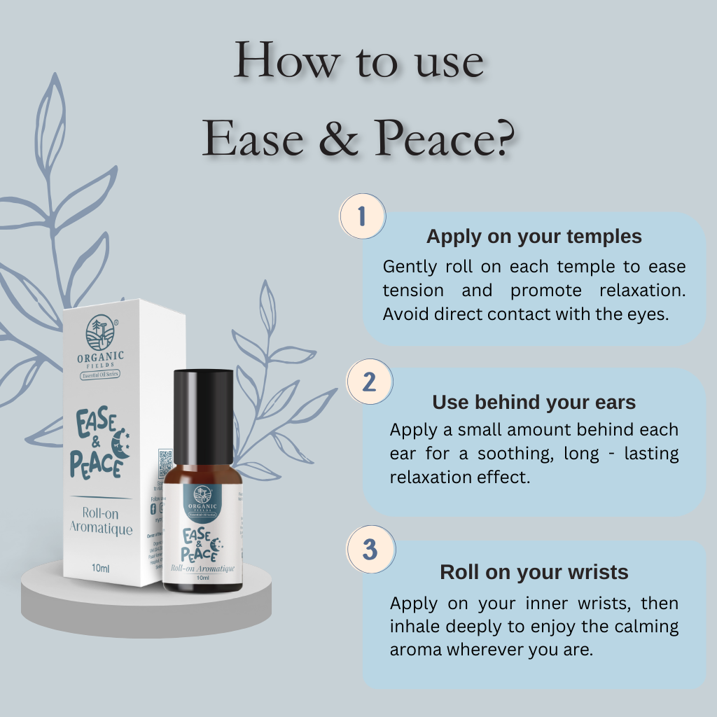 Ease & Peace Roll On Aromatique Essential Oil 10ml