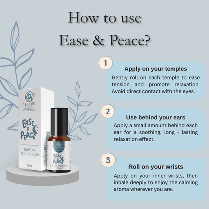 Ease & Peace Roll On Aromatique Essential Oil 10ml