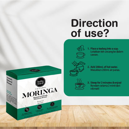 ORGANIC FIELDS Holistea Moringa Tea 30g