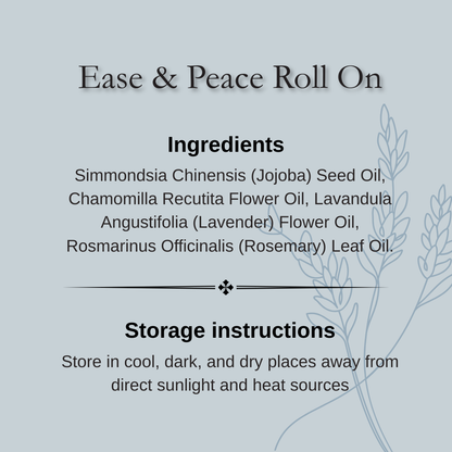 Ease & Peace Roll On Aromatique Essential Oil 10ml