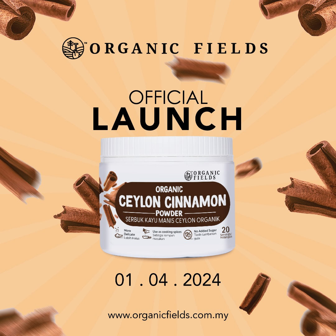 ORGANIC FIELDS Organic Ceylon Cinnamon Powder