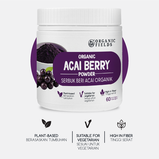 ORGANIC FIELDS Organic Acai Berry 120g