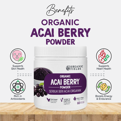 ORGANIC FIELDS Organic Acai Berry 120g
