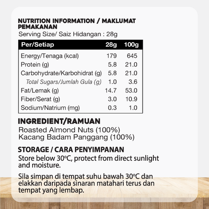 ORGANIC FIELDS Roasted Almond Nuts