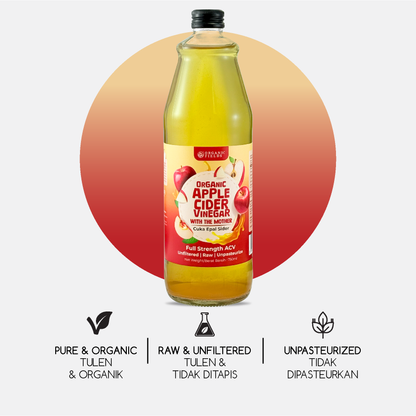 ORGANIC FIELDS Organic Apple Cider Vinegar with The Mother 750ml