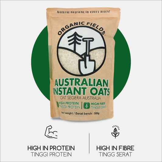ORGANIC FIELDS Australian Instant Oats