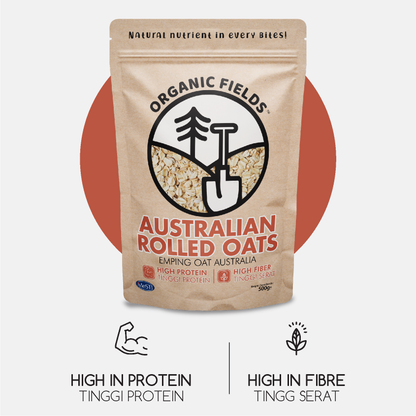 ORGANIC FIELDS Australian Rolled Oats