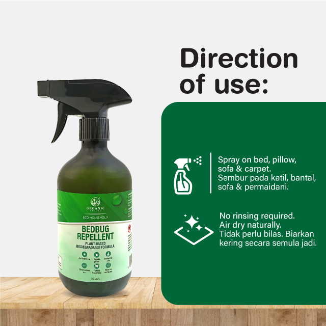 ORGANIC FIELDS BED BUG REPELLENT 500ML