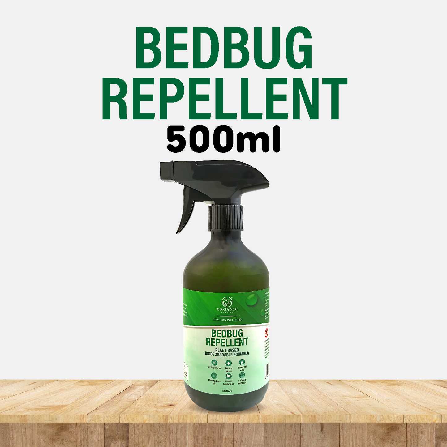 ORGANIC FIELDS BED BUG REPELLENT 500ML