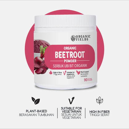 ORGANIC FIELDS Organic Beetroot Powder 180g