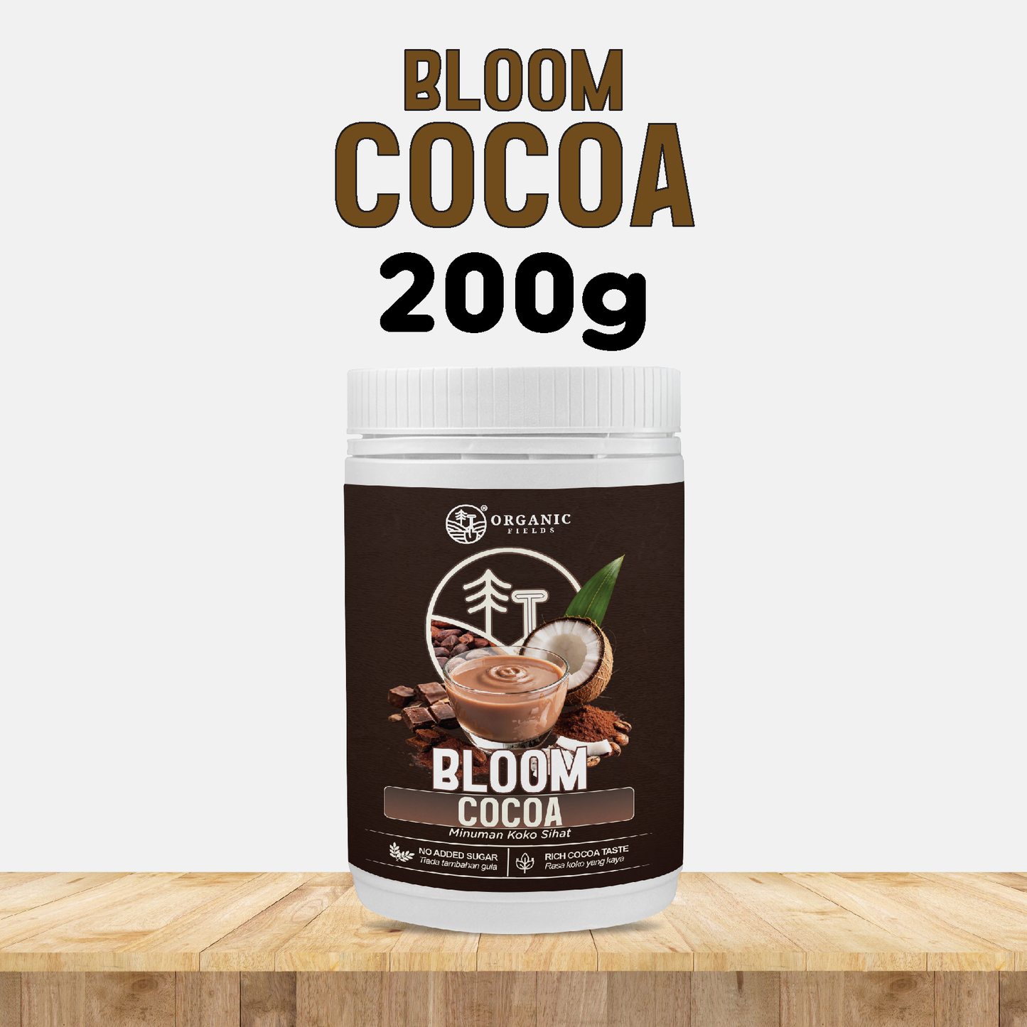 ORGANIC FIELDS Bloom Cocoa (200g)