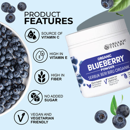 Organic Blueberry Powder 120gm