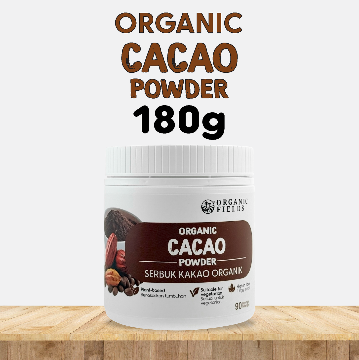 ORGANIC FIELDS Organic Cacao Powder