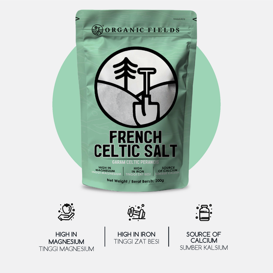 ORGANIC FIELDS French Celtic Salt 200g