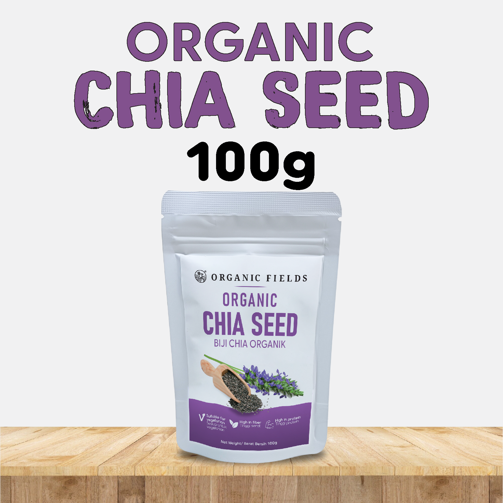 ORGANIC FIELDS Organic Chia Seed