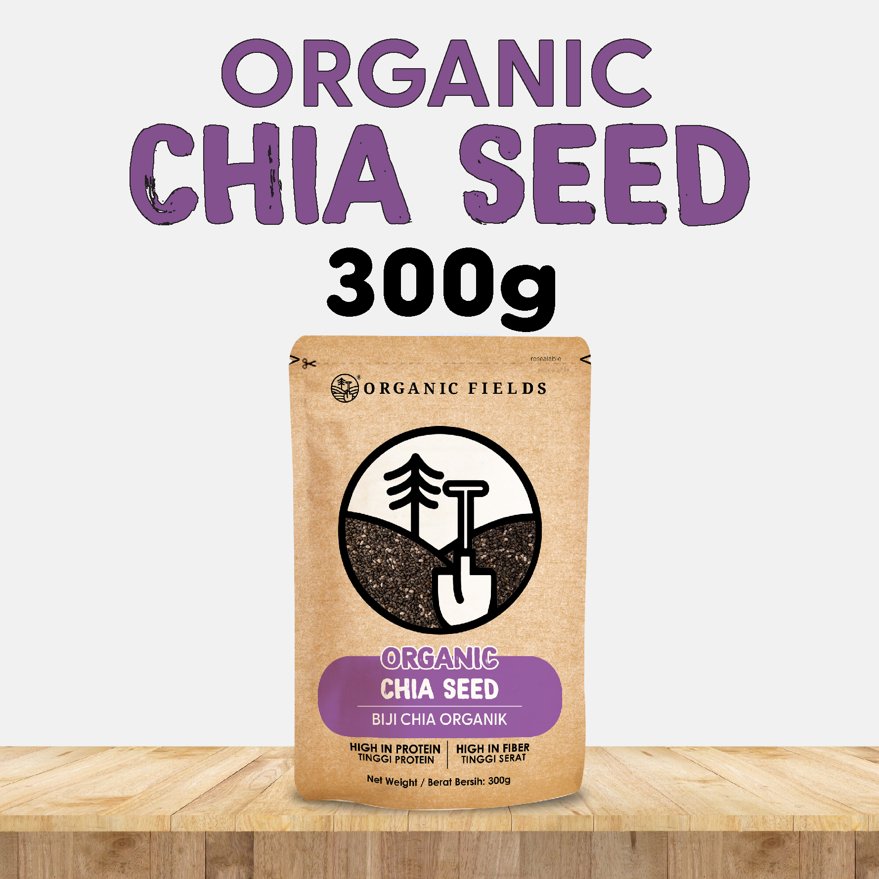 ORGANIC FIELDS Organic Chia Seed