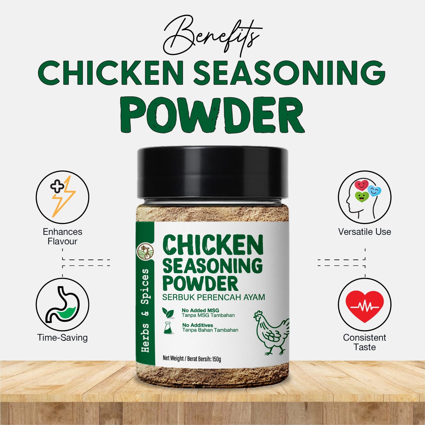 ORGANIC FIELDS Chicken Seasoning 150g