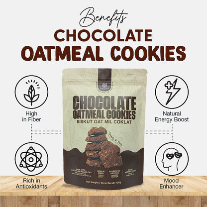 ORGANIC FIELDS Chocolate Oatmeal Cookies 100g