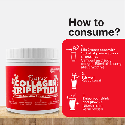 ORGANIC FIELDS Superfood Collagen Tripeptide 180g