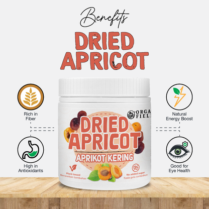 Organic Fields Dried Apricot 200g