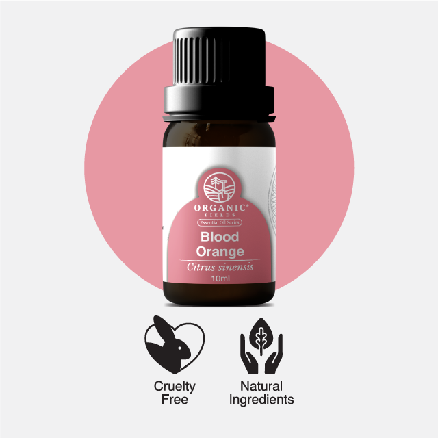 ORGANIC FIELDS BLOOD ORANGE ESSENTIAL OIL 10ML
