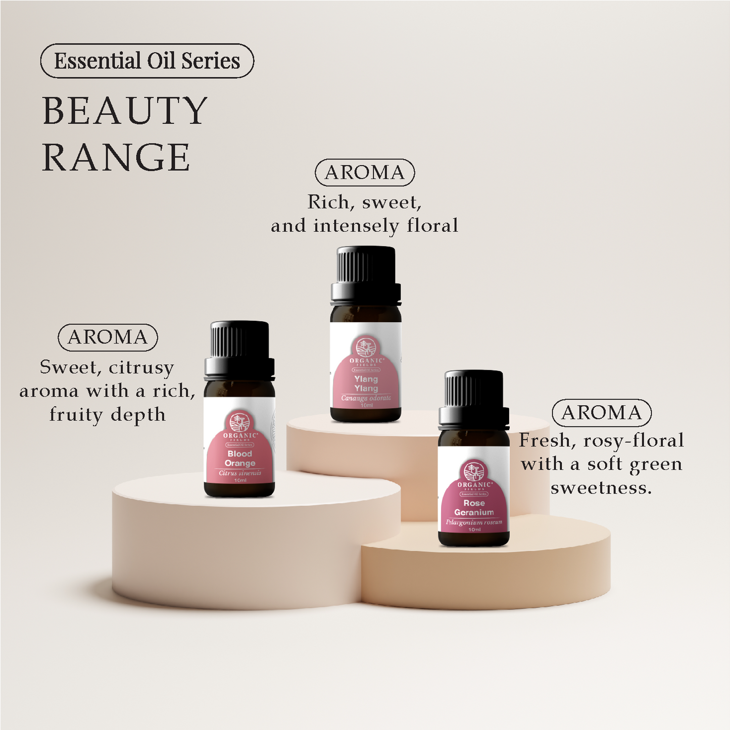 ORGANIC FIELDS YLANG YLANG ESSENTIAL OIL 10ML