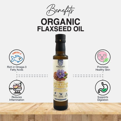 ORGANIC FIELDS Organic Flaxseed Oil 250ml
