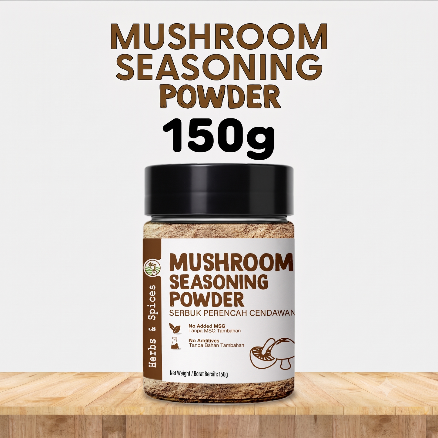 ORGANIC FIELDS Mushroom Seasoning 150g