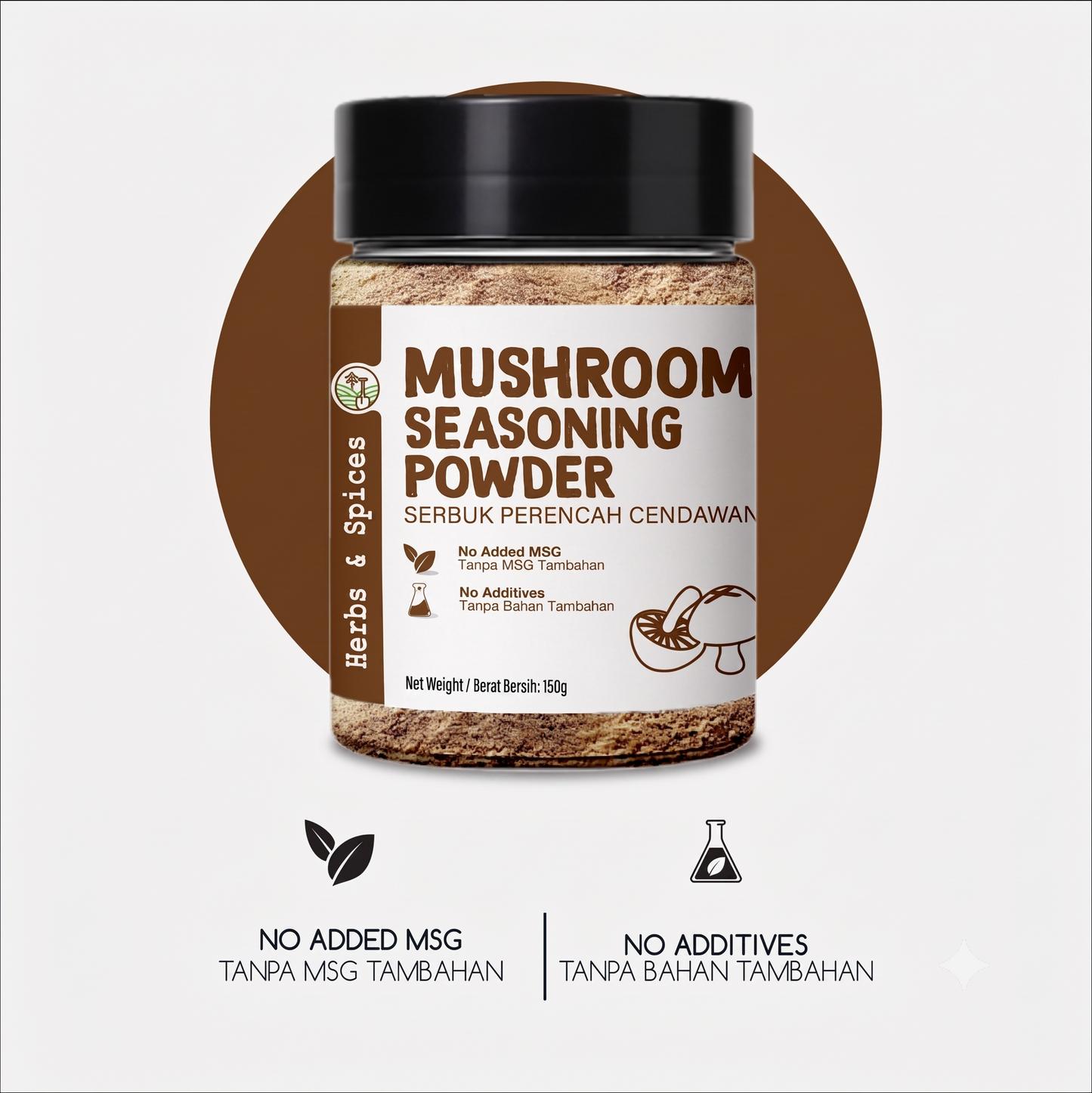ORGANIC FIELDS Mushroom Seasoning 150g
